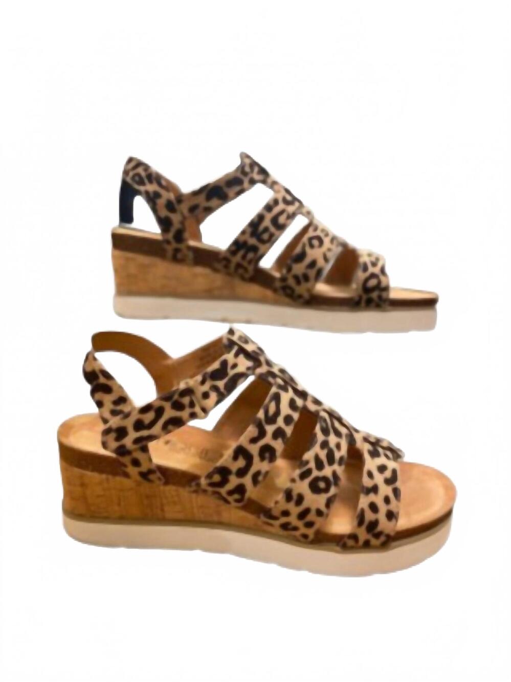 NEW CORKYS FOOTWEAR women's fantasy sandal in leopard